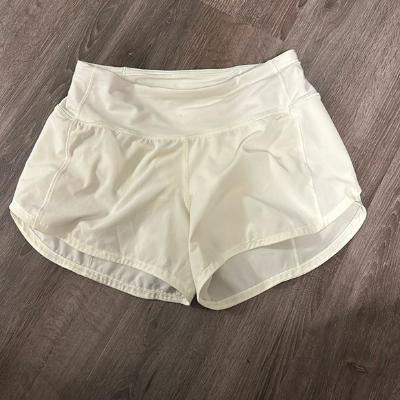 Speed up mid-rise lined 4 inch size two color solid yellow neon - Picture 1 of 6